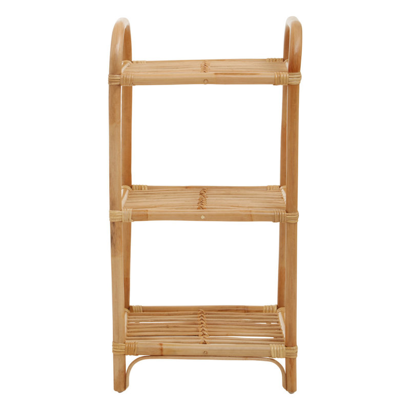 Bourbeau 40cm W Rattan Shelving Unit
