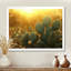 Marisca cactus dans la lumière dorée I - art mural cactus-539153096-539153097-539153091