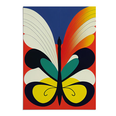 Butterfly in Abstract No.4 - Wall Art