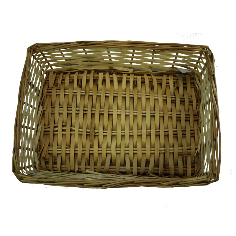 Charlton Home® Willow Decorative Basket, 4" H x 10" W x 13" D