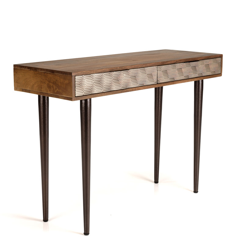 Alaila 110cm Solid Wood Console Table