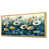 Toile avec cadre flottant or