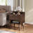 2 Drawer Nightstands With Hidden Drawers, Solid Wood Legs-429043622