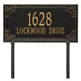 Signature Series 2-Line Lawn Address Sign