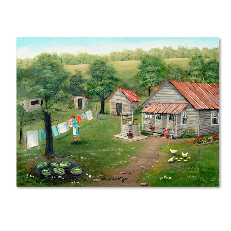 Dugazon Wash Dry - Wrapped Canvas Print, 35" H x 47" W x 2" D