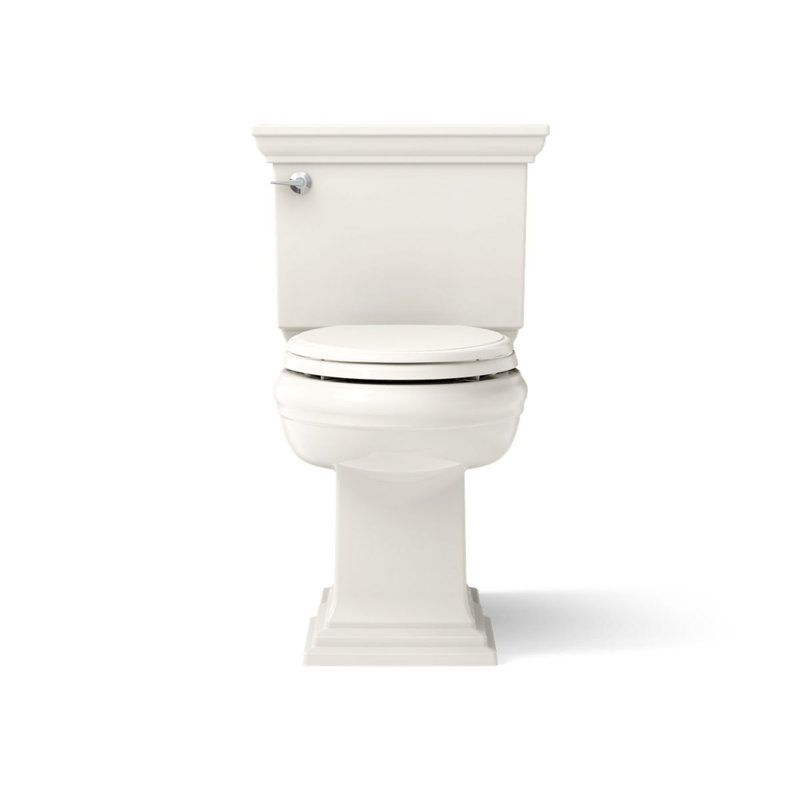Memoirs Stately Continuousclean St Two-Piece Elongated Toilet with Concealed Trapway, 1.28 Gpf, Biscuit