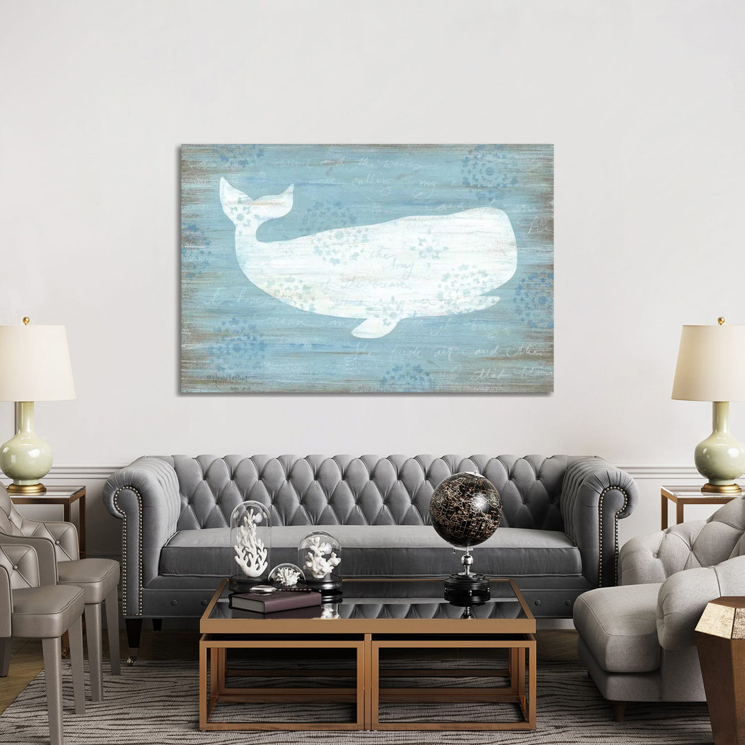 Ocean Whale by Annie LaPoint - Wrapped Canvas Gallery-Wrapped Canvas Giclée