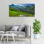 Dawn In The Mountains - No Frame Print on Glass-1837897563-1837897562