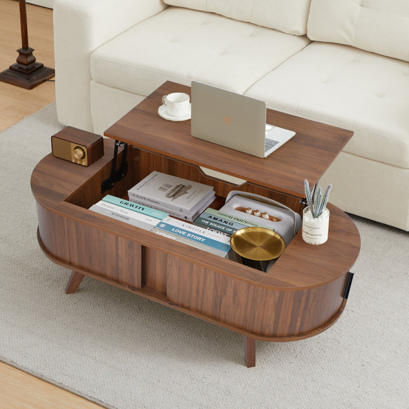 Sereen 47" Lift Top Coffee Table, Brown
