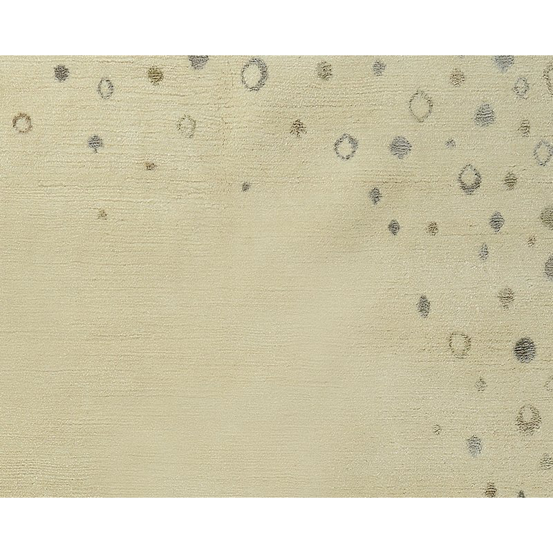 Sequins Geometric Area Rug in Beige, Rectangle 10' x 14'