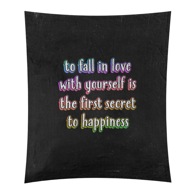 Tapisserie tableau noir en polyester, H 80 po x l 68 po, Arc-en-ciel