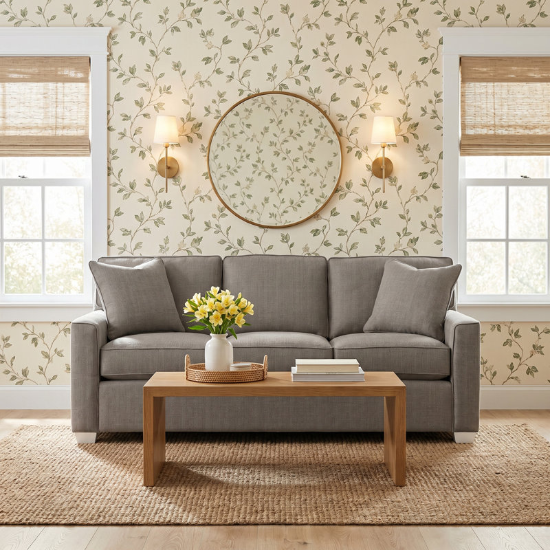 Canapé-lit Frye 3 sur 3, Blanc givré, Matelas en mousse viscoélastique gélifiée, Kensington Spa