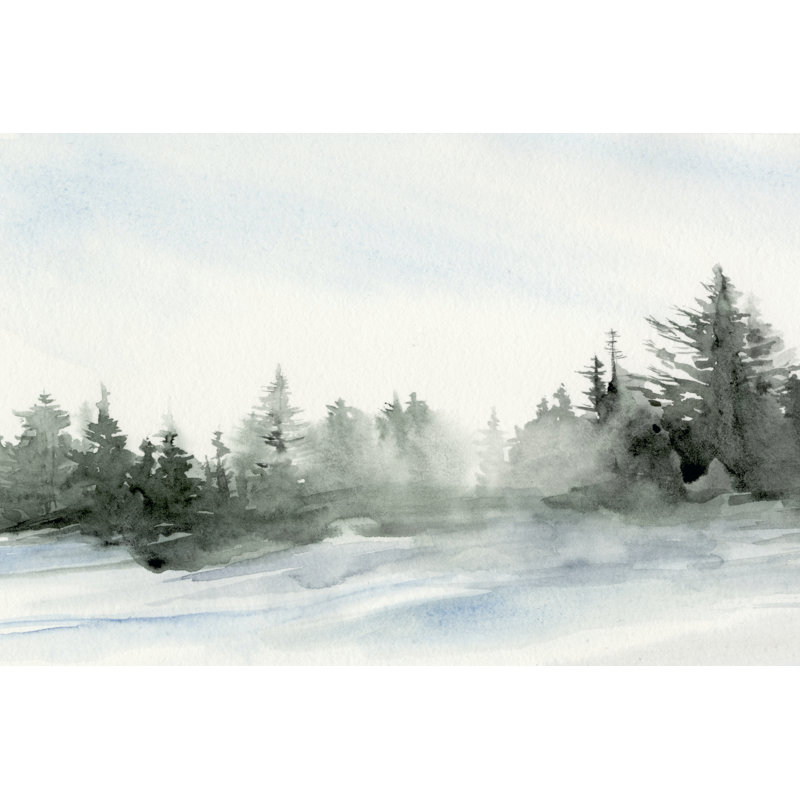 Evergreens In The Distance I, 81cm H x 122cm W x 3.8cm D