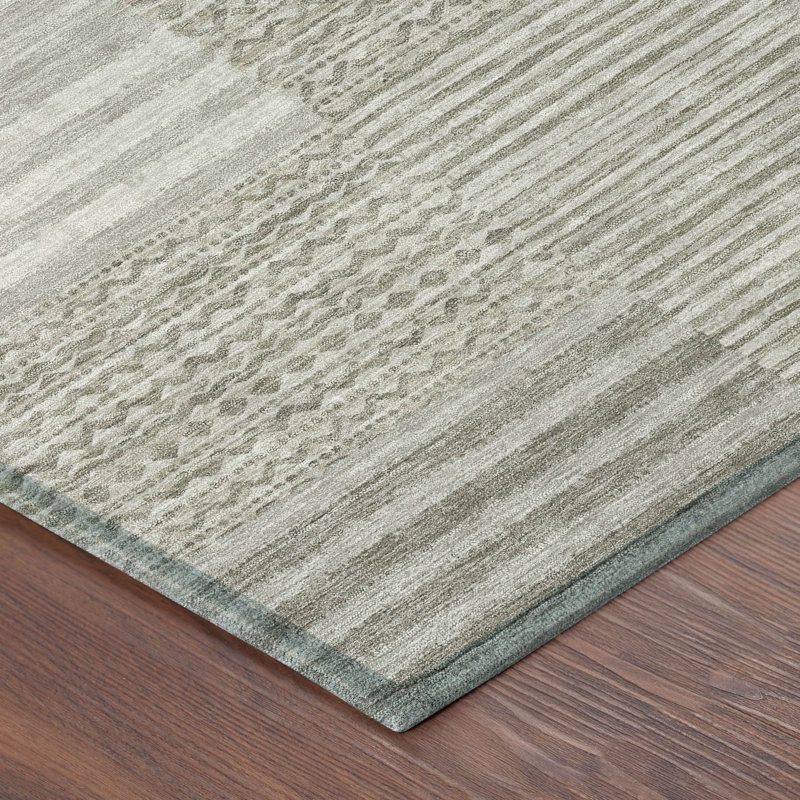 Tapis intérieur / extérieur lavable à la machine Chantille ACN2749, Taupe, 1 pi 8 po x 2 pi 6 po