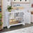Donela Console Table with Adjustable Storage Shelf, Retro Entryway Table with Adjustable Storage Shelf, Sofa Couch Table for Hallway, Entry Way, Living Room, Foyer-1432288884-1432288887