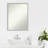 Hera Chrome Bathroom Vanity Non-Beveled Wall Mirror-430057287