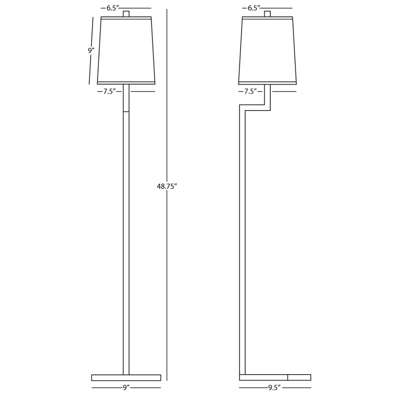 Doughnut Floor Lamp, Antique Silver, Snowflake