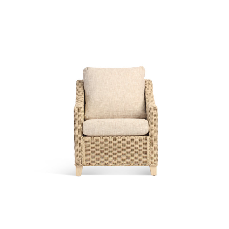 Upholstered Armchair, Cream