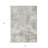 3' X 5' Ivory Beige And Taupe Floral Washable Indoor Outdoor Area Rug
