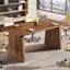 Solid Wood Computer Desk