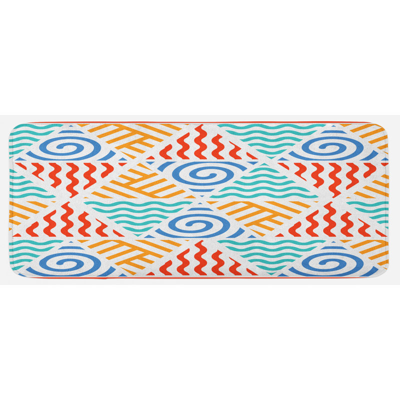 Rustic Polyester Kitchen Mat