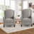 27.9" Wide Modern And Upholstered Soft Push Back Recliner (Set Of 2)-1342584098