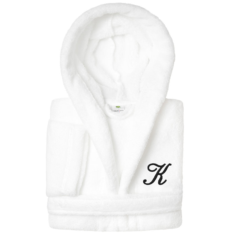 Peignoir à capuche double 100% polyester personnalisé, M, K