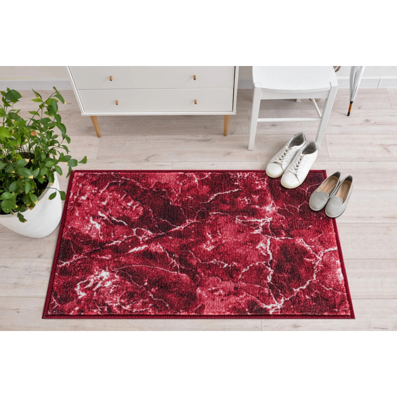 Marble Indoor / Outdoor Area Rug, Runner 60 x 220 cm