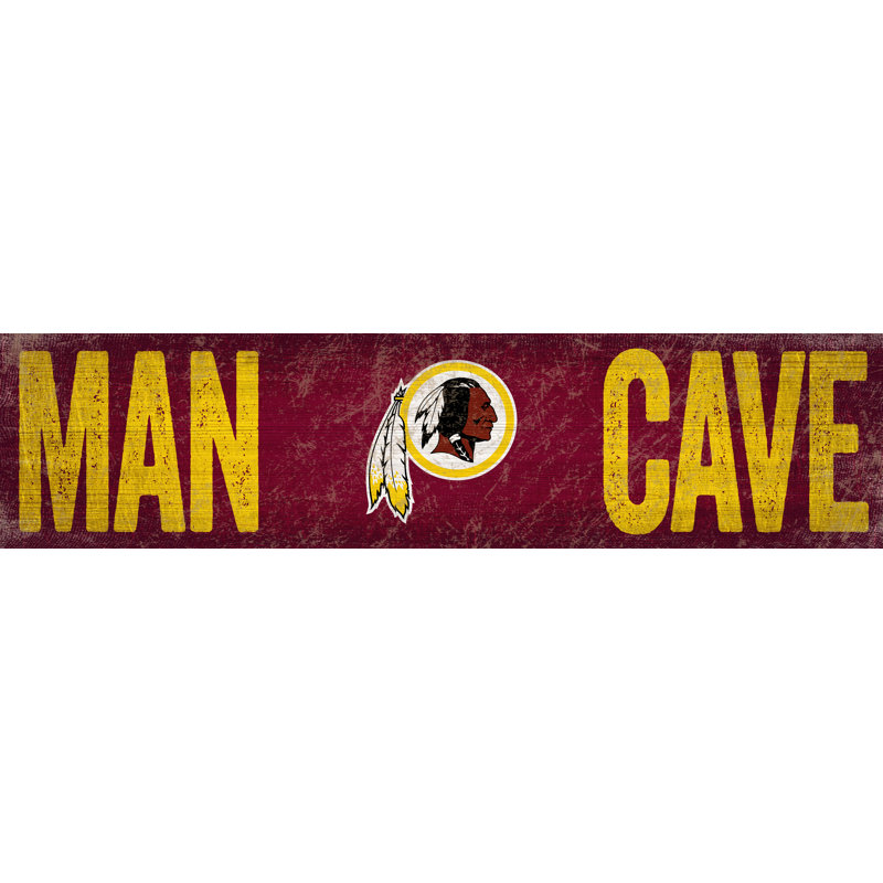 Wall Decor on Wood, Washington Redskins