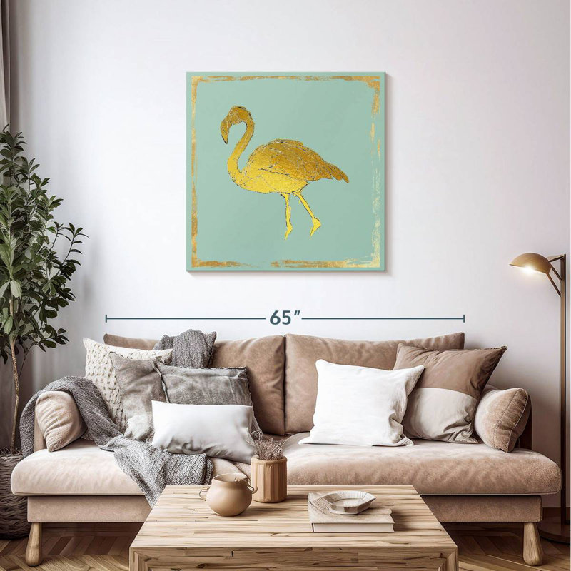 Crowle Golden Flamingo III, H 36 po x l 36 po