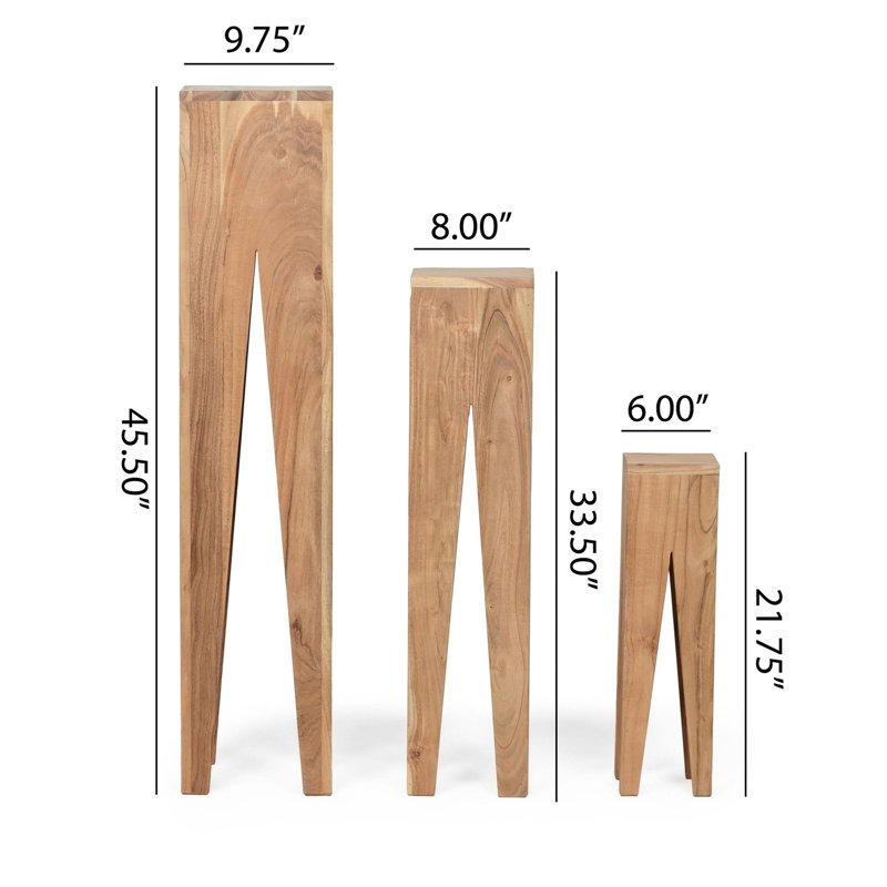 Candler Solid Wood Nesting Tables