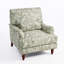 Upholstered Armchair-1573447323