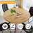 46.4" Round Table Set Of 4 , Modern Kitchen Table Set, Mdf Dining Table With Dining Chairs-169427397