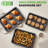 NutriChef Non-Stick Aluminum 3 Piece Baking Sheet Set