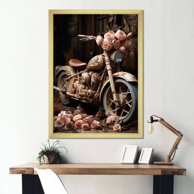Motocyclette rustique