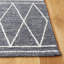 Holtby Southwestern Hand-Woven Flatweave Charcoal/Ivory Area Rug-1843111980