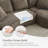 Boneless Chaise Curved Corduroy Sectional Sofa, Extra Large Deep Seats, Modular Layout, No Assembly-329000104-329000106