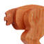 Figurine de cerf en bois ornement de bureau