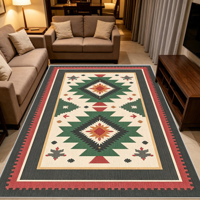 Tapis rouge forêt double étoile pour le salon, doux et confortable, convient à toutes les saisons, facile à entretenir, tapis de sol intérieur lavable à la machine, sous la table de ferme convenant à la chambre à coucher, à la salle à manger, au bureau, au balcon, au patio