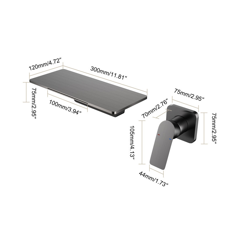 Robinet de salle de bain Waterfall