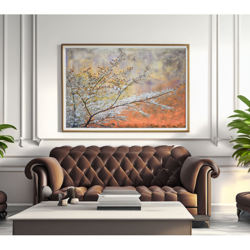 Framed Blossoms Giclee 48x72