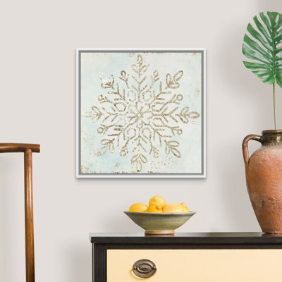 Glistening Snowflake I - reproduction d'art sur toile