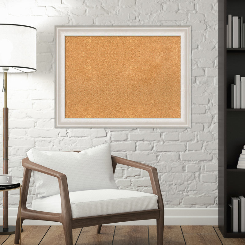 Panneau de liège mural Aquileo, Blanc argenté naturel, H 2 pi 3 po x l 2 pi 8 po
