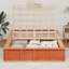 Bed Frame With Storage Solid Pine Wood-337268100-337268345