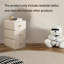 Modern White Nightstand With Drawers – Stylish & Functional Storage For Any Space