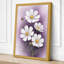 Daisies in Purple Light Botanical - Wrapped Canvas-73402378-73402381