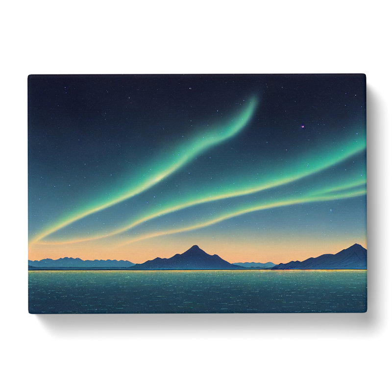 Enthralling Northern Lights - Wrapped Canvas