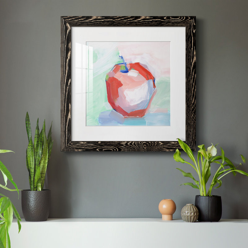 Art comestible I-Premium, reproduction encadrée - prête à être accrochée, Cadre noir, H 35,5 po x l 35,5 po x P 1,5 po