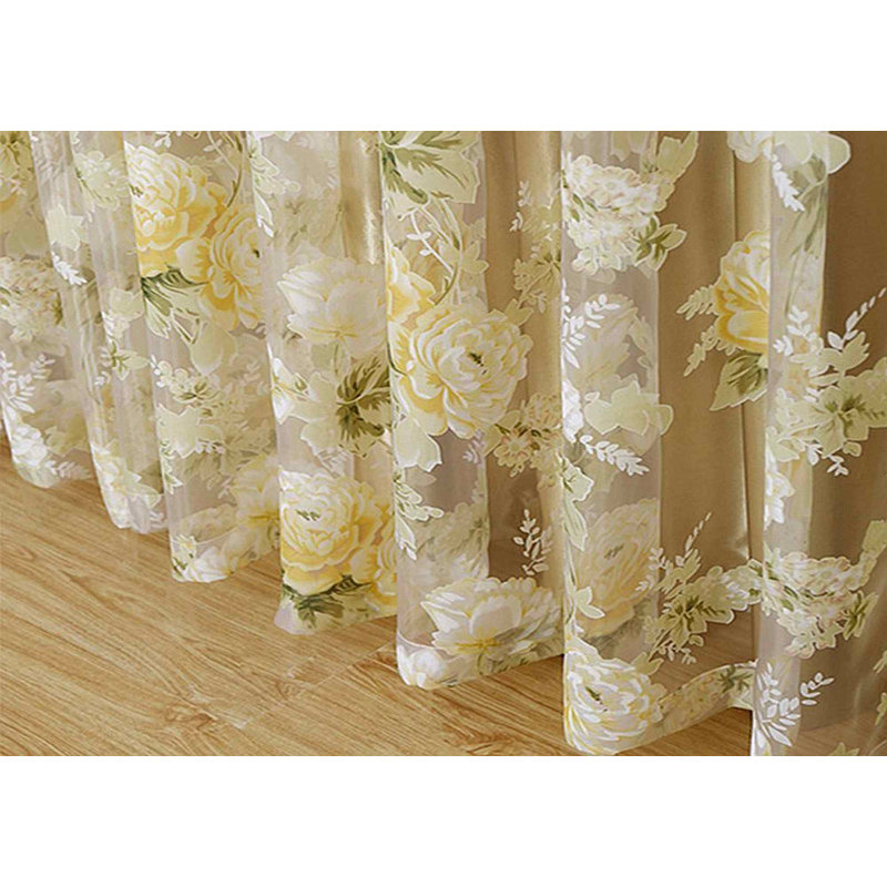Robb Sheer Curtain Single Panel, White