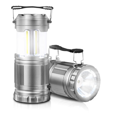 Led Camping Lanterns Battery Powered, Collapsible, Ipx4 Water Resistant, Outdoor Portable Lights For Emergency